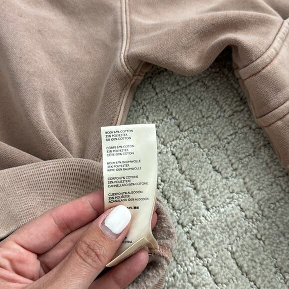 Free People “Rudy” turtleneck balloon sleeve pullover cotton sweatshirt sweater - Picture 8 of 9